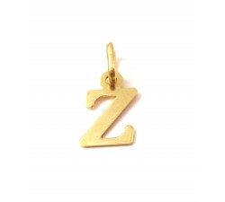 CIONDOLO LETTERA Z IN ORO GIALLO 18 KT + COLLANA IN OMAGGIO