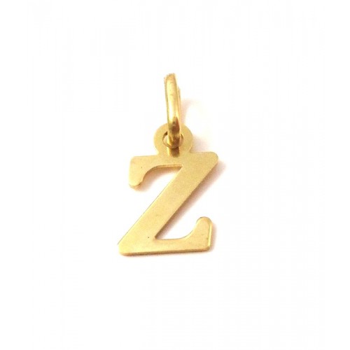 CIONDOLO LETTERA Z IN ORO GIALLO 18 KT 