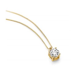 collana punto luce oro giallo 18 kt 