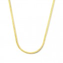 collana piatta snake oro giallo 18 kt 