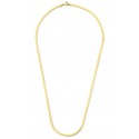 collana piatta snake oro giallo 18 kt 