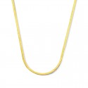 collana piatta snake oro giallo 18 kt 