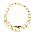 BRACCIALE CATENA DA DONNA IN ORO GIALLO 18 KT