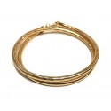 BRACCIALE DOPPIO GIRO ORO GIALLO 18 KT