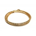 BRACCIALE DOPPIO GIRO ORO GIALLO 18 KT