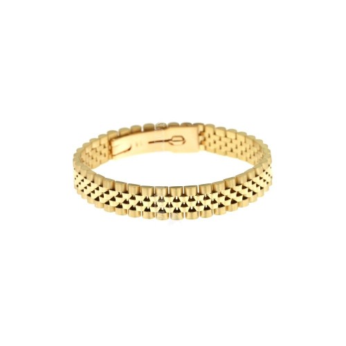 BRACCIALE DA UOMO IN GIALLO 18 KT MODELLO JUBILEE