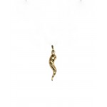 CIONDOLO CORNO IN ORO GIALLO 18 KT + COLLANA IN OMAGGIO