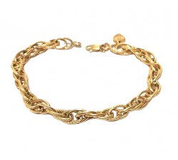 BRACCIALE CATENA DONNA IN ORO GIALLO 18 KT