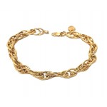 BRACCIALE CATENA DONNA IN ORO GIALLO 18 KT