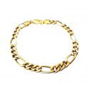 BRACCIALE UOMO IN ORO GIALLO 18KT CATENA 