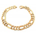 BRACCIALE DONNA DOPPIA CATENA IN ORO GIALLO 18 KT 