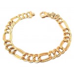 BRACCIALE DONNA DOPPIA CATENA IN ORO GIALLO 18 KT 