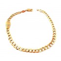 BRACCIALE DA UOMO CATENA IN ORO GIALLO 18 KT