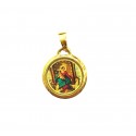 CIONDOLO MADONNA IN ORO GIALLO 18 KT + COLLANA IN OMAGGIO