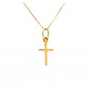 COLLANA IN ORO GIALLO 18 KT CON CROCE