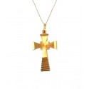 COLLANA CON CROCE IN ORO GIALLO 18KT