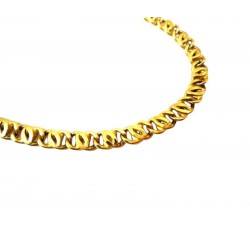 COLLANA CATENA UOMO IN ORO GIALLO 18 KT