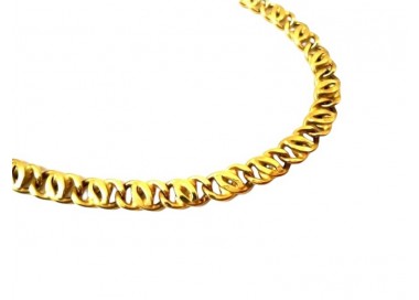 COLLANA CATENA UOMO IN ORO GIALLO 18 KT