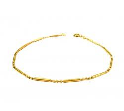 BRACCIALE UOMO IN ORO GIALLO 18 KT CON SFERE PALLINE