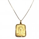 COLLANA GESU'CRISTO IN ORO GIALLO 18 KT