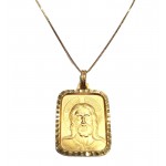 COLLANA GESU'CRISTO IN ORO GIALLO 18 KT