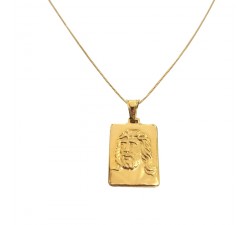 COLLANA CON GESU'CRISTO IN ORO GIALLO 18 KT