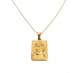 COLLANA CON GESU'CRISTO IN ORO GIALLO 18 KT