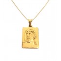 COLLANA CON GESU'CRISTO IN ORO GIALLO 18 KT