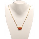 COLLANA DA DONNA IN ORO GIALLO 18 KT CON CORALLO