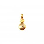 CIONDOLO DA DONNA IN ORO GIALLO E BIANCO+COLLANA LACCIO OMAGGIO