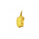 18 KT OR JAUNE coeur et COLLIER PENDENTIF CLÉ GIVEAWAY
