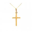 COLLANA CROCE IN ORO GIALLO 18 KT
