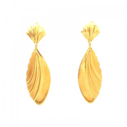 ORECCHINI PENDENTI IN ORO GIALLO 18 KT 