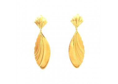 ORECCHINI PENDENTI IN ORO GIALLO 18 KT