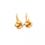 ORECCHINI IN ORO GIALLO BIANCO E ROSA 18 KT