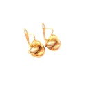 ORECCHINI IN ORO GIALLO BIANCO E ROSA 18 KT