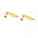 ORECCHINI IN ORO GIALLO 18 KT CON ZIRCONI