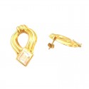 ORECCHINI IN ORO GIALLO 18 KT CON ZIRCONI