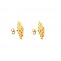 ORECCHINI IN ORO GIALLO 18 KT CON ZIRCONI E ONICE