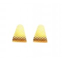 ORECCHINI IN ORO GIALLO 18 KT STILIZZATI 