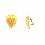 ORECCHINI IN ORO GIALLO 18 KT CON CHIUSURA A CLIPS