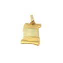 CIONDOLO UNISEX PERGAMENA IN ORO GIALLO + COLLANA OMAGGIO