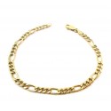 BRACCIALE CATENA DA UOMO IN ORO GIALLO 18 KT