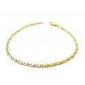 BRACCIALE CATENA UOMO IN ORO GIALLO 18 KT 