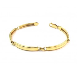 BRACCIALE UOMO IN ORO GIALLO 18 KT MODELLO PIASTRE