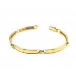 BRACCIALE UOMO IN ORO GIALLO 18 KT MODELLO PIASTRE