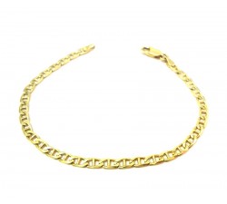 BRACCIALE CATENA IN ORO GIALLO 18 KT 