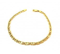 BRACCIALE CATENA IN ORO GIALLO 18 KT 