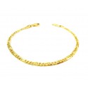 BRACCIALE CATENA DA UOMO IN ORO GIALLO 18 KT