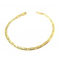 BRACCIALE CATENA DA UOMO IN ORO GIALLO 18 KT